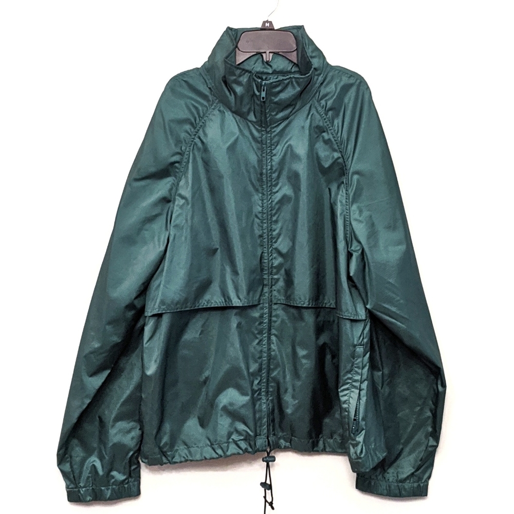 Eddie Bauer Dark Green Men's Windbreaker Jacket